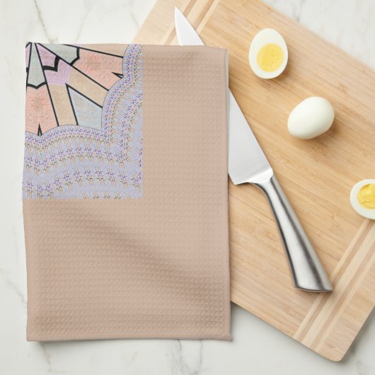 Creëer Uw eigen leuke keukenhanddoek met een flesj (Quarter Fold)