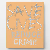 Creëer uw eigen leven met minder criminaliteit ops fotoplaat (Voorkant)