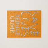 Creëer uw eigen leven met minder criminaliteit ops legpuzzel (Horizontaal)