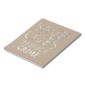 Creëer uw eigen leven met minder criminaliteit ops notitieblok (Linkerzijde)