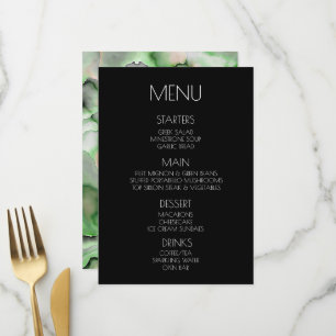 Creëer Uw Eigen - Licht Groen Marmer Menu