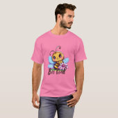 Creëer Uw eigen lief Schattige Bee Kind T-shirt (Voorkant volledig)