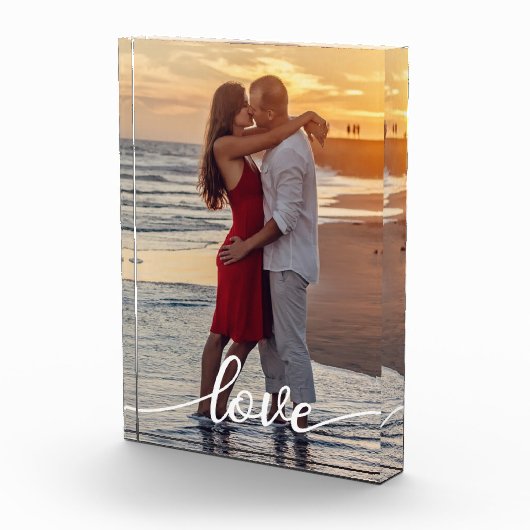 Creëer Uw Eigen Liefde Script Romantisch Paar Foto (Rechts)