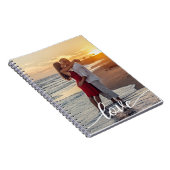 Creëer Uw Eigen Liefde Script Romantisch Paar Foto Notitieboek (Rechterzijde)