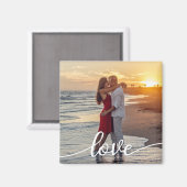 Creëer Uw Eigen Liefde Script Romantische Foto Magneet (Voorkant / Achterkant)