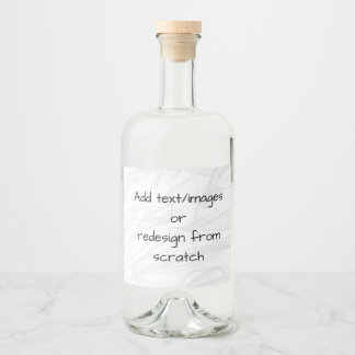 Creëer Uw eigen. Likeurfles Etiket