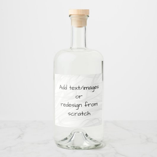 Creëer Uw eigen. Likeurfles Etiket (Voorkant)