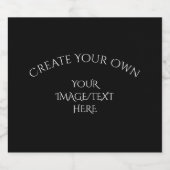 Creëer Uw eigen Likeurfles Etiket (Enkel label)