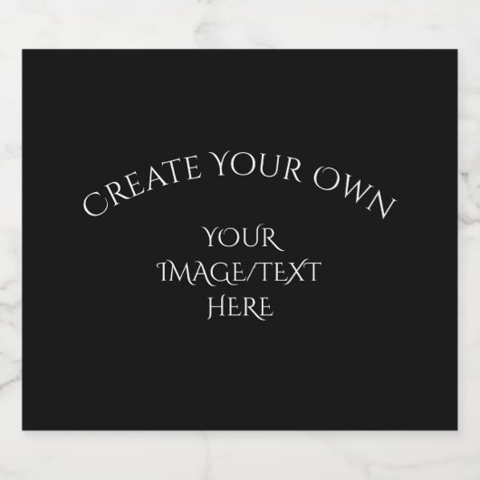 Creëer Uw eigen Likeurfles Etiket (Enkel label)