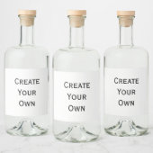 Creëer Uw eigen Likeurfles Etiket (Flessen)