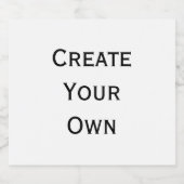 Creëer Uw eigen Likeurfles Etiket (Enkel label)