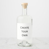 Creëer Uw eigen Likeurfles Etiket (Voorkant)