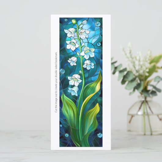 Creëer Uw eigen Lily van het Valley Mosaic Bladwij (Staand voorkant)