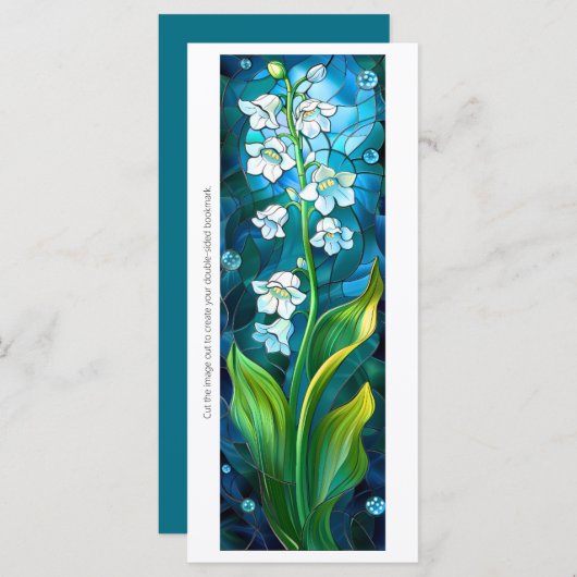 Creëer Uw eigen Lily van het Valley Mosaic Bladwij (Voorkant / Achterkant)