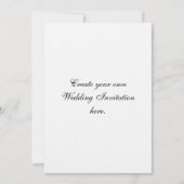 Creëer Uw Eigen Linnen van de Uitnodigingen van (Voorkant)