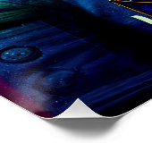 Creëer Uw eigen Llama in de ruimte Astronaut Perfect Poster (Hoek)