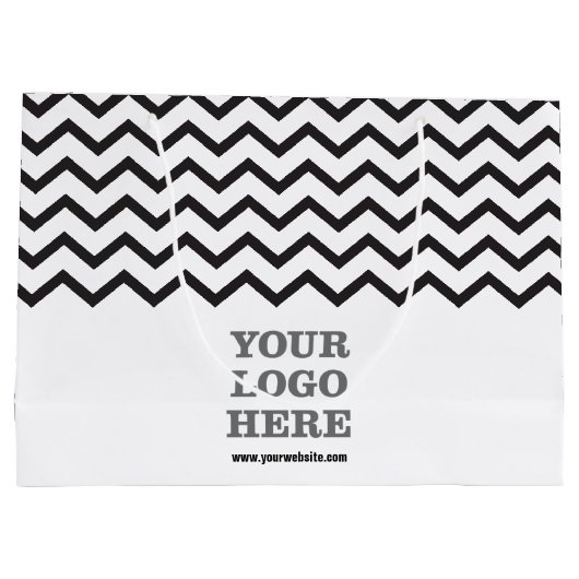 Creëer Uw eigen Logo Groot Cadeauzakje (Achterkant)