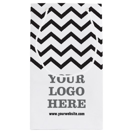 Creëer Uw eigen Logo Klein Cadeauzakje (Achterkant)