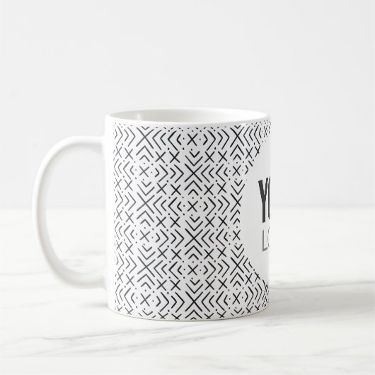 Creëer Uw eigen Logo Koffiemok (Links)