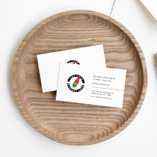 Creëer uw eigen Logo minimalistisch Visitekaartje