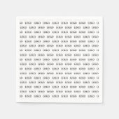 Creëer Uw eigen Logo Patroon Business Party Servet (Voorkant)