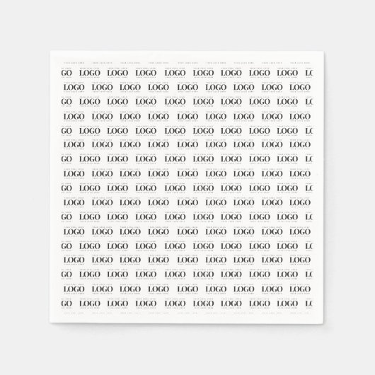 Creëer Uw eigen Logo Patroon Business Party Servet (Voorkant)