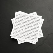 Creëer Uw eigen Logo Patroon Business Party Servet