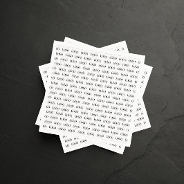 Creëer Uw eigen Logo Patroon Business Party Servet