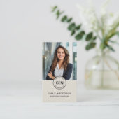 Creëer uw eigen Logo-professional Visitekaartje (Staand voorkant)
