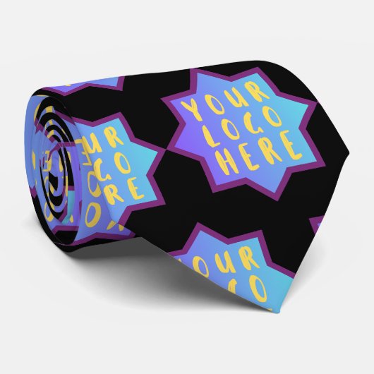 Creëer Uw Eigen Logo Promotiekleur Eigen Stropdas (Opgerold)