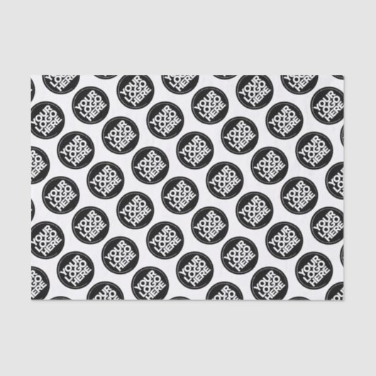 Creëer uw eigen logo tissuepapier (Voorkant)