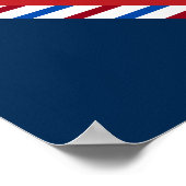 Creëer Uw Eigen Logo van de Grootpa van de Wereld  Poster (Hoek)