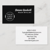 Creëer Uw eigen Logo-Visitekaartje | Haarstylist Visitekaartje (Voorkant / Achterkant)