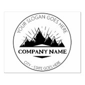 Creëer uw eigen Logo voor kleine bedrijven Rubberstempel (Afrduk)