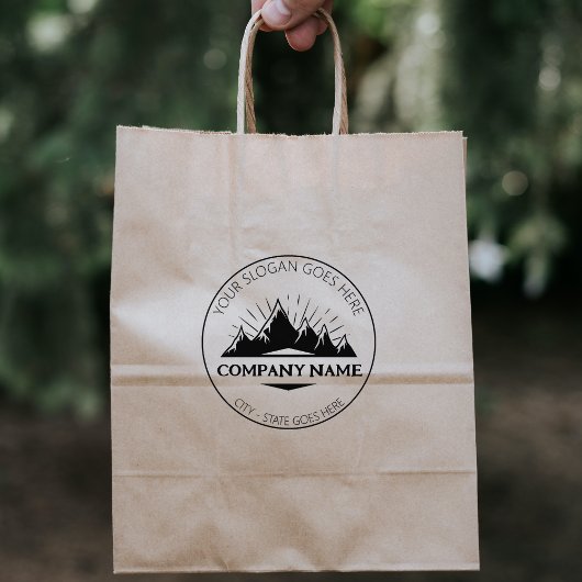 Creëer uw eigen Logo voor kleine bedrijven Rubberstempel