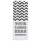 Creëer Uw eigen Logo Wijn Cadeautas (Voorkant)