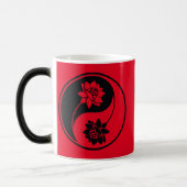Creëer Uw Eigen Lotus Yin Yang Symbool Magische Mok (Links)