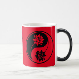 Creëer Uw Eigen Lotus Yin Yang Symbool Magische Mok