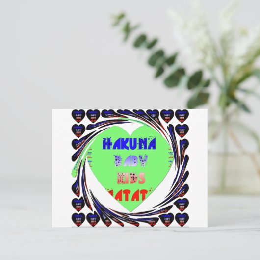 Creëer Uw eigen lumierige Baby van het Kind Briefkaart (Staand voorkant)