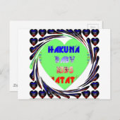 Creëer Uw eigen lumierige Baby van het Kind Briefkaart (Voorkant / Achterkant)