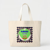 Creëer Uw eigen lumierige Baby van het Kind Grote Tote Bag (Voorkant)