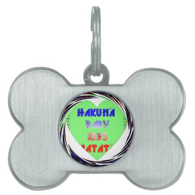 Creëer Uw eigen lumierige Baby van het Kind Huisdieren Naamplaatje (voorkant)