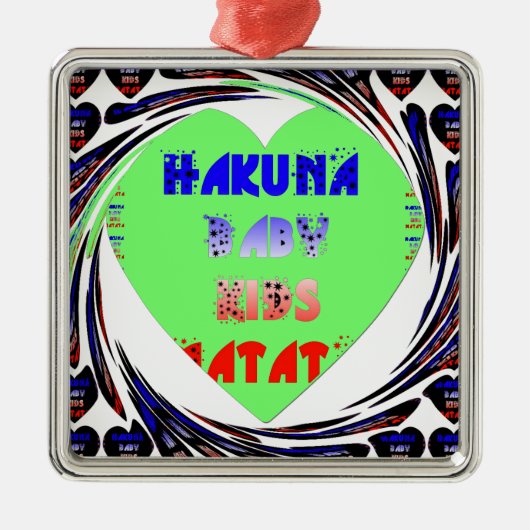 Creëer Uw eigen lumierige Baby van het Kind Metalen Ornament (Voorkant)