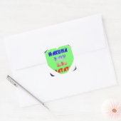 Creëer Uw eigen lumierige Baby van het Kind Vierkante Sticker (Envelop)