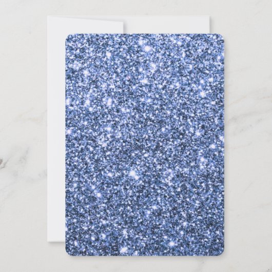 Creëer uw eigen Lux bruiloft glitter print Kaart (Achterkant)