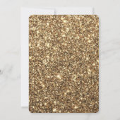 Creëer uw eigen Lux bruiloft glitter print Kaart (Achterkant)
