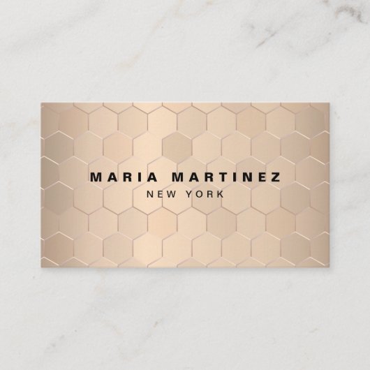 Creëer Uw eigen luxe boetiek Visitekaartje (Voorkant)