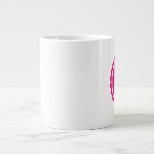 Creëer uw eigen luxe koningin mok! grote koffiekop (Voorkant)