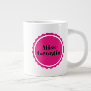 Creëer uw eigen luxe koningin mok! grote koffiekop