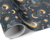 Creëer Uw eigen Maangodin Celestial Cadeaupapier (Rol Hoek)